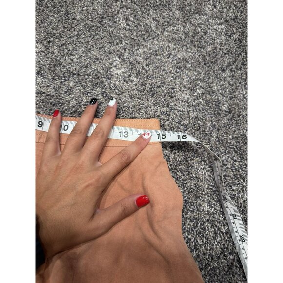 Iris And Ink Coral Goat Suede Skirt Size 8 - Picture 5 of 8